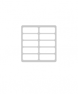 Self Adhesive Label 19mm X 50mm [White]